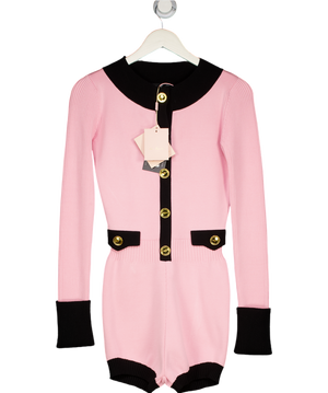 NANA JACQUELINE Pink / Black Matilda Romper UK S