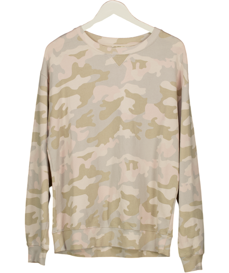 HUSH Oversized Camo Sweatshirt UK M
