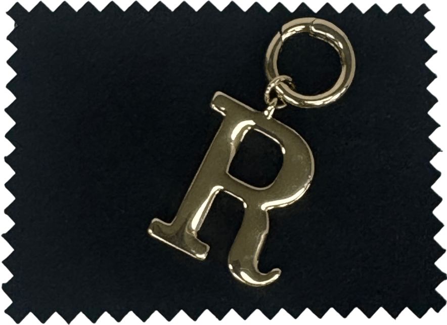 Abbott Lyon 18k Gold Plated Initial “R” Charm - Reliked