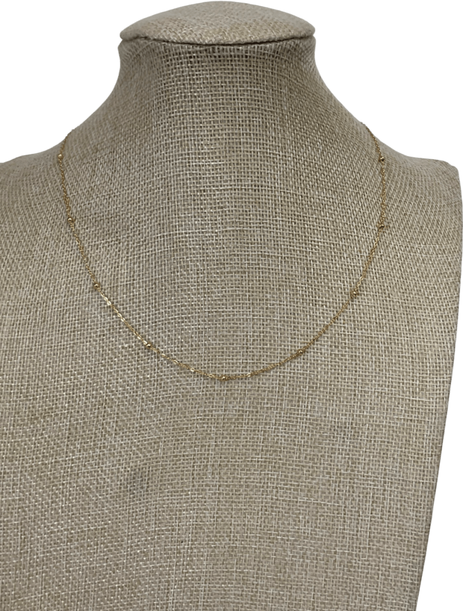 Abbott Lyon 18k gold plated Sphere Chain Necklace - Reliked