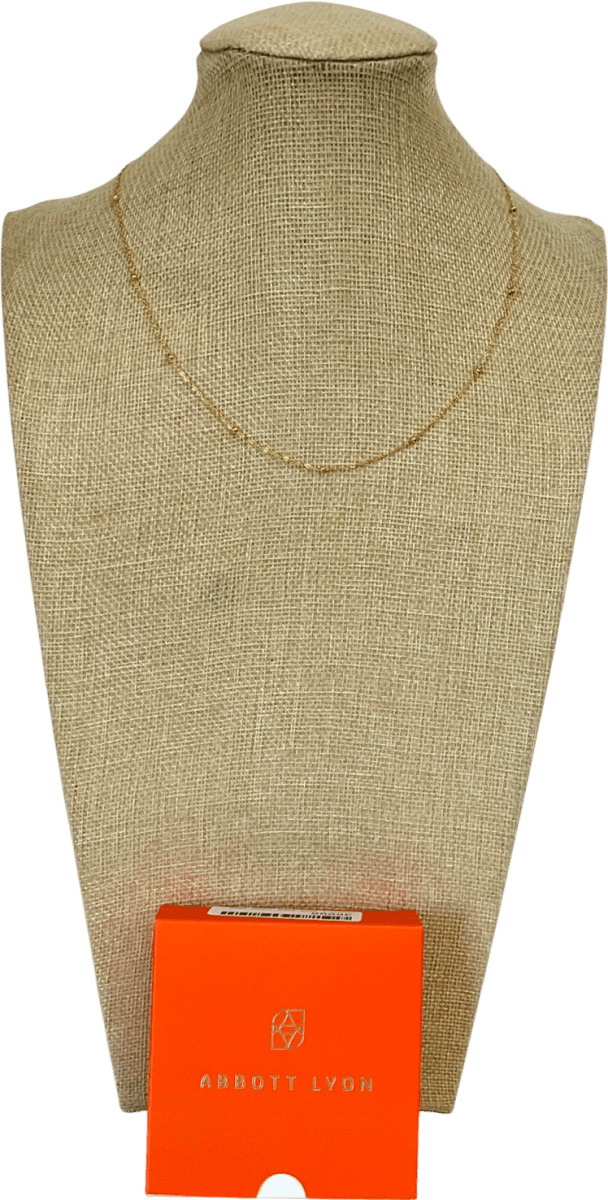 Abbott Lyon 18k gold plated Sphere Chain Necklace - Reliked