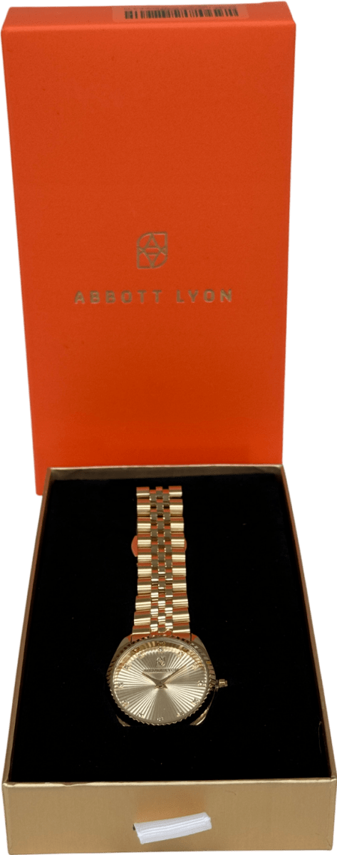 Abbott Lyon Fluted Belgravia 30 Watch (gold) One Size - Reliked