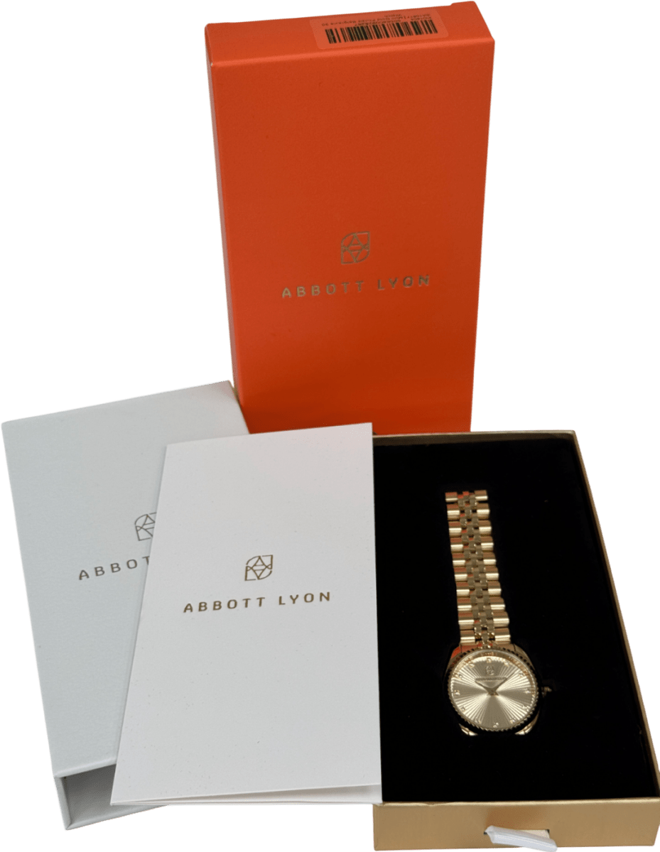 Abbott Lyon Fluted Belgravia 30 Watch (gold) One Size - Reliked