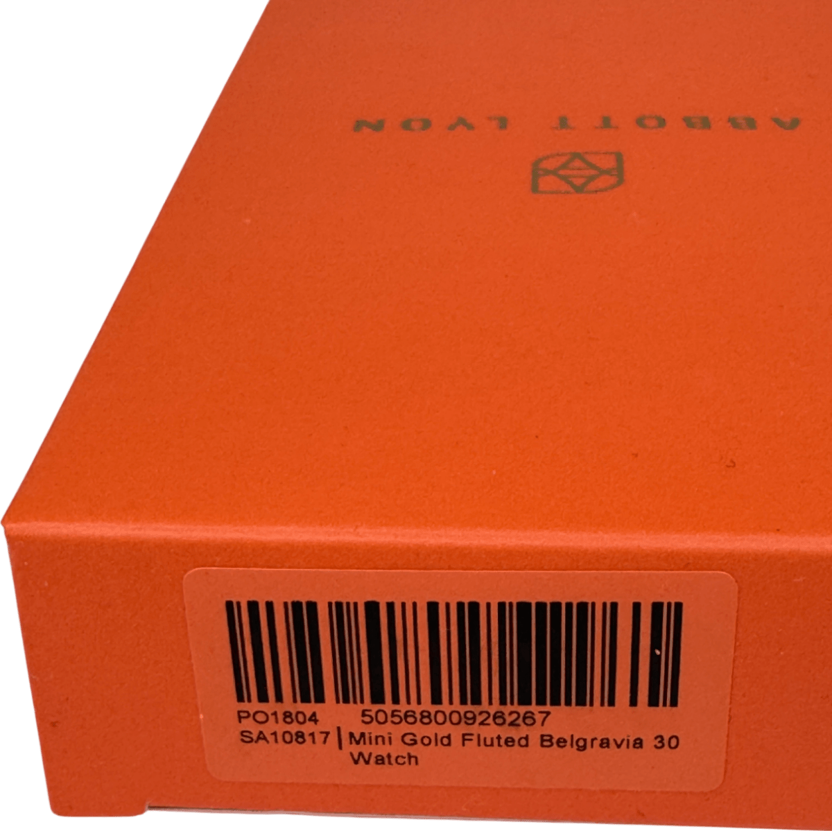 Abbott Lyon Fluted Belgravia 30 Watch (gold) One Size - Reliked