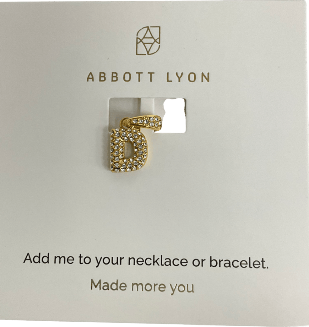 Abbott Lyon Metallic Bubble Initial Pendant - Reliked