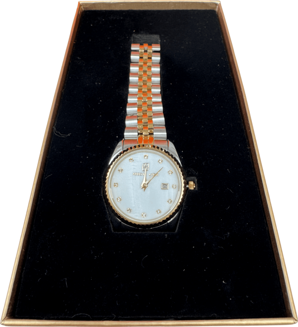 Abbott Lyon Mini Two Tone Pearl Link Belgravia 30 Watch One Size - Reliked