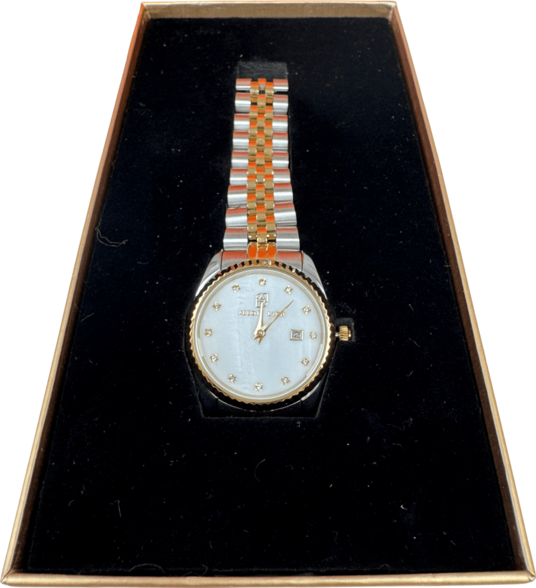 Abbott Lyon Mini Two Tone Pearl Link Belgravia 30 Watch One Size - Reliked