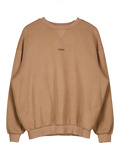 MESHKI Chocolate Brown Logo Sweatshirt UK S