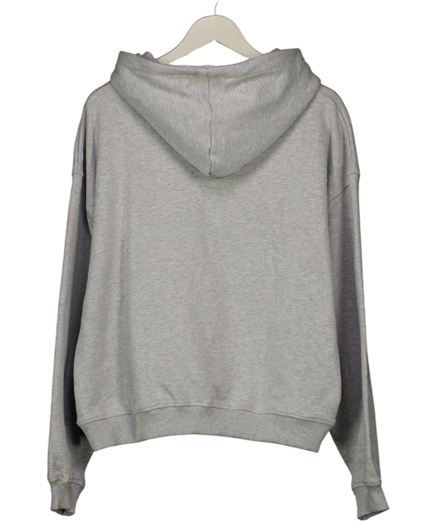 EME Studios Grey Ssamo Heather Oversized Hoodie UK M