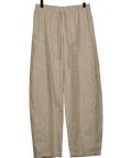 Abercrombie & Fitch Beige Oatmeal Barrel Trousers UK XXS - Reliked