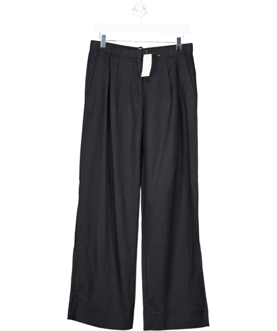 Abercrombie & Fitch Black A&f Sloane Low Rise Tailored Linen - blend Pant W26 - Reliked