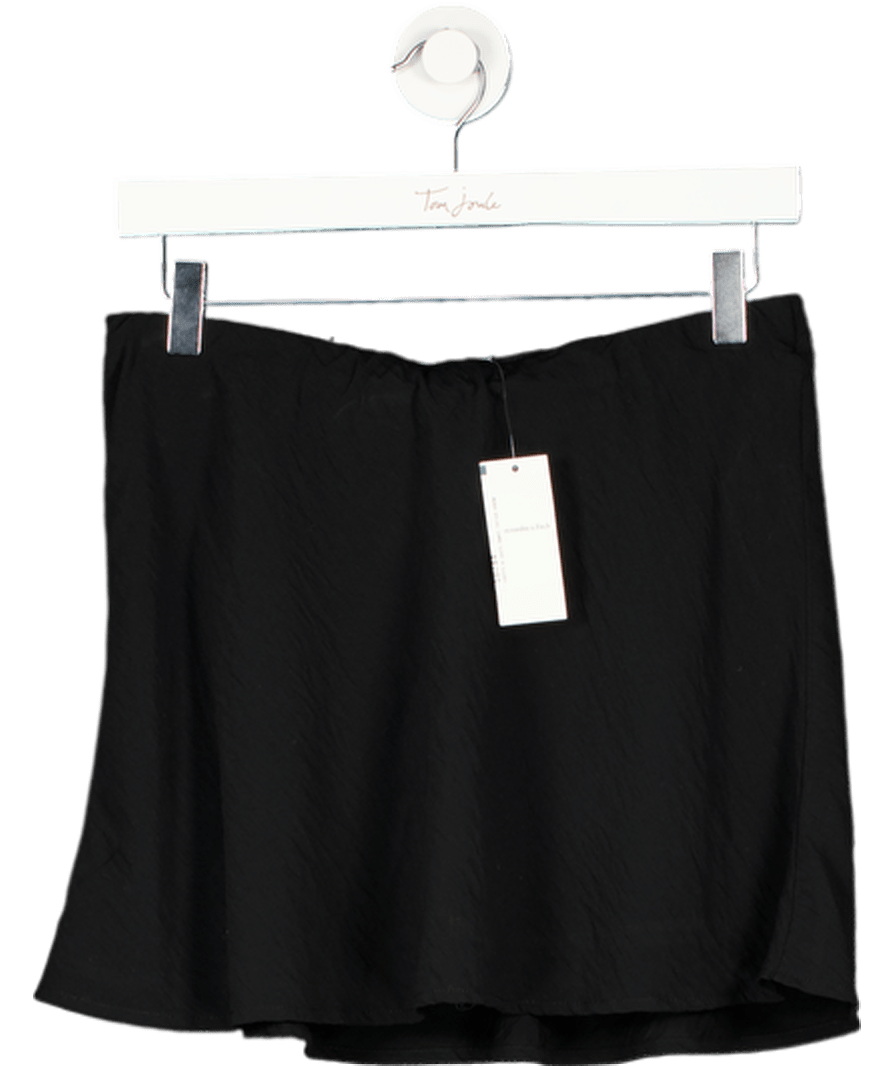 Abercrombie & Fitch Black Sienna Mini Skort UK S - Reliked
