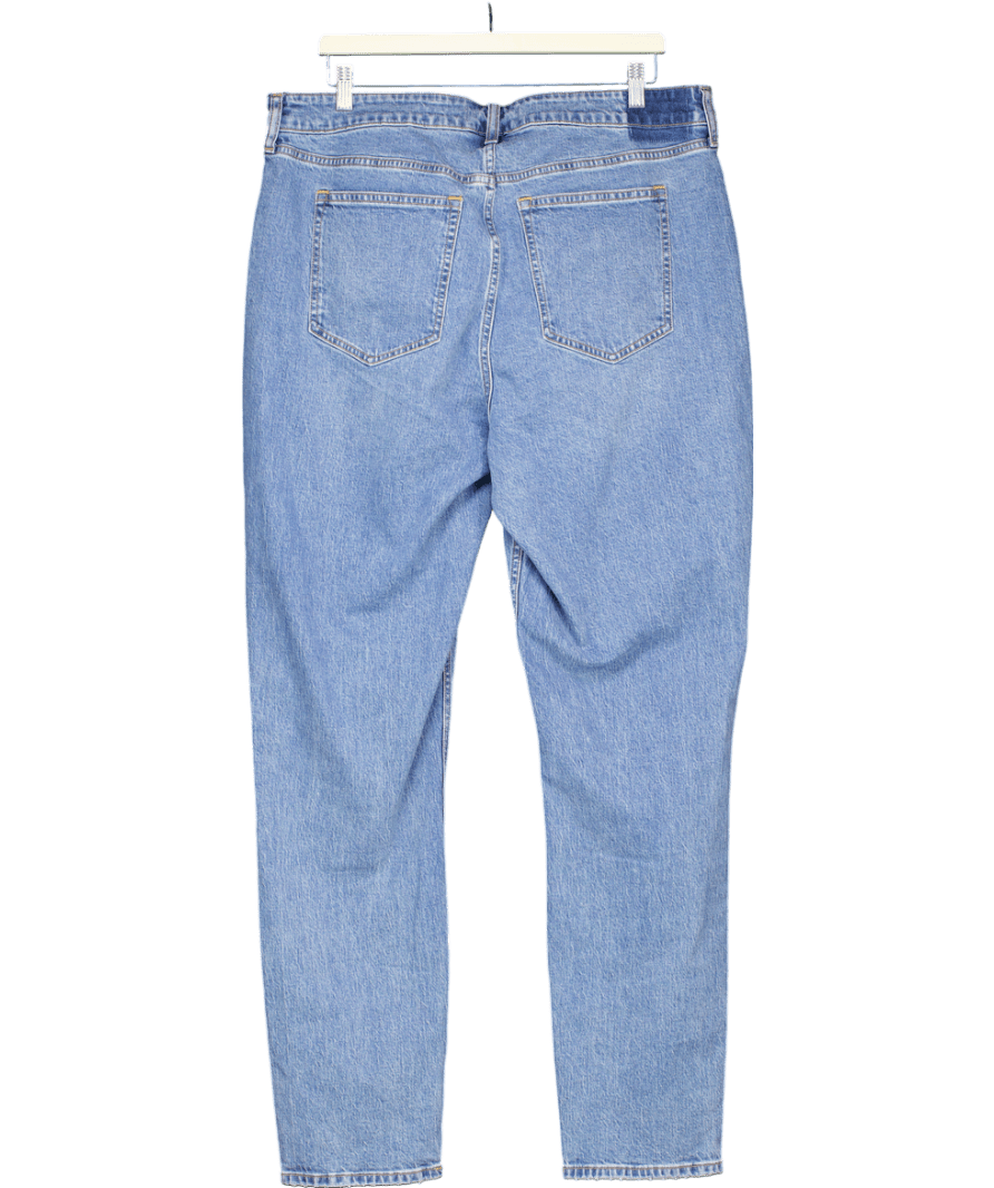 Abercrombie & Fitch Blue Curve Love High Rise Mom Jean - Long Length W33 - Reliked