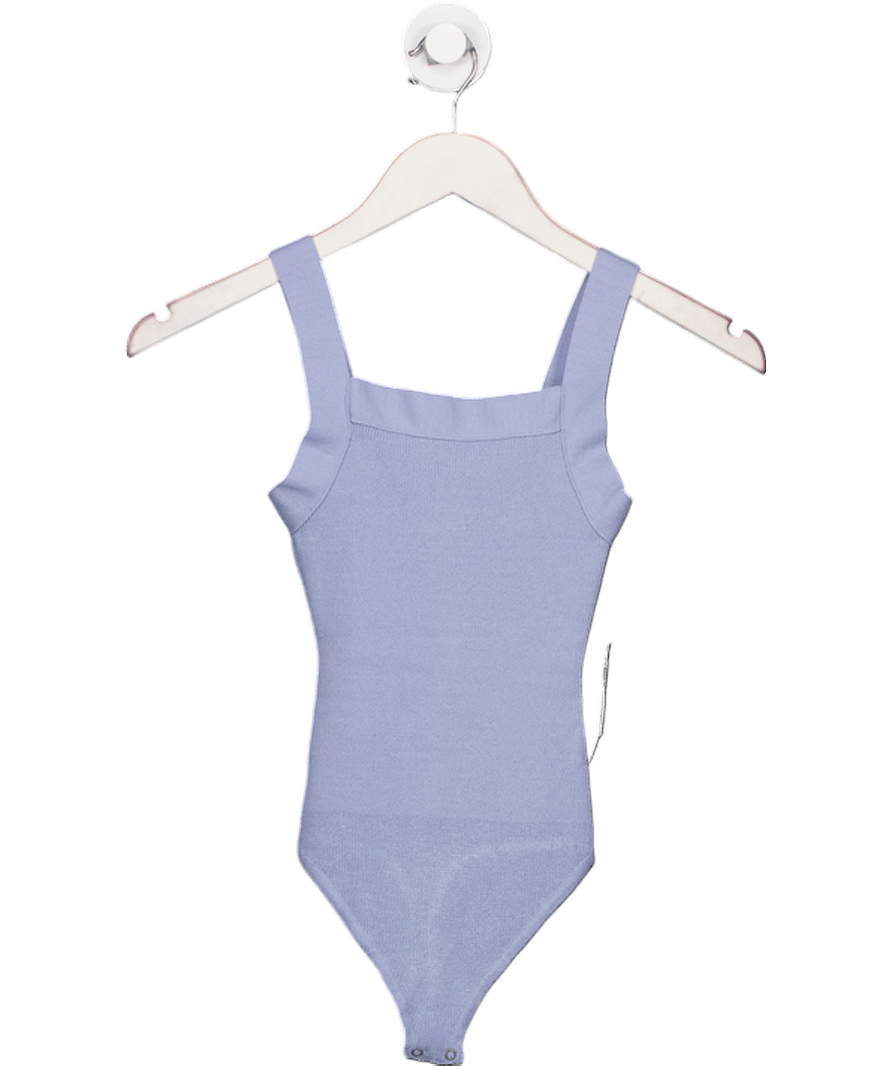 Abercrombie & Fitch Blue Kit Square Neck Bodysuit UK XXS - Reliked