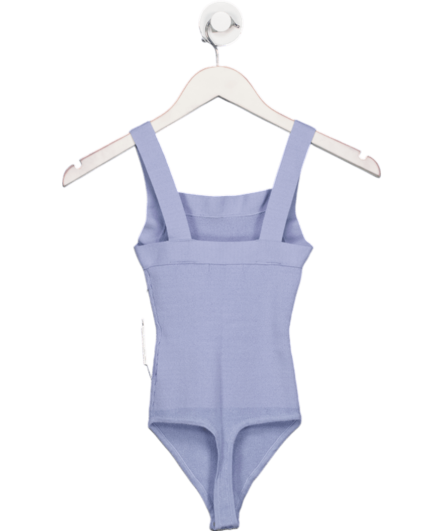 Abercrombie & Fitch Blue Kit Square Neck Bodysuit UK XXS - Reliked
