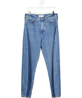 Abercrombie & Fitch Blue Mid Rise Barrel Jean W26 - Reliked