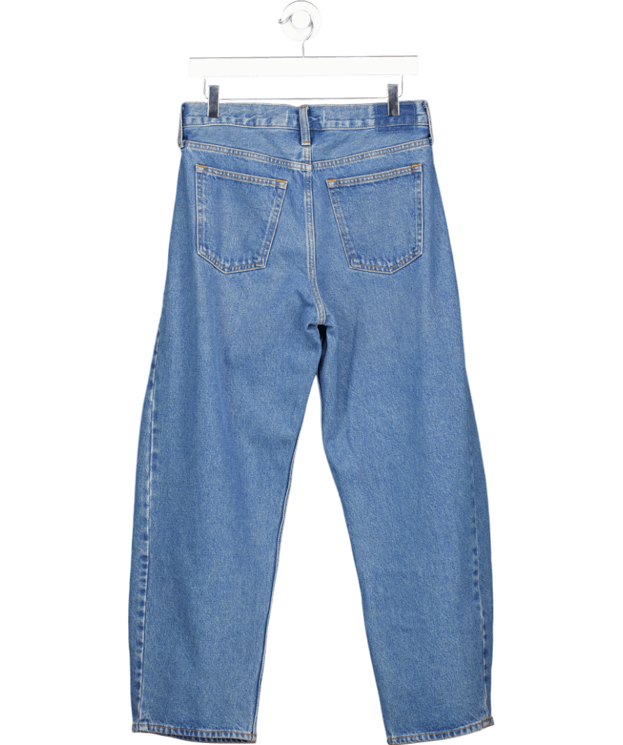Abercrombie & Fitch Blue Mid Rise Barrel Jean W26 - Reliked