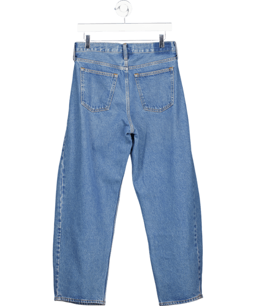 Abercrombie & Fitch Blue Mid Rise Barrel Jean W26 - Reliked