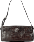 Abercrombie & Fitch Brown Belted Shoulder Bag - Reliked