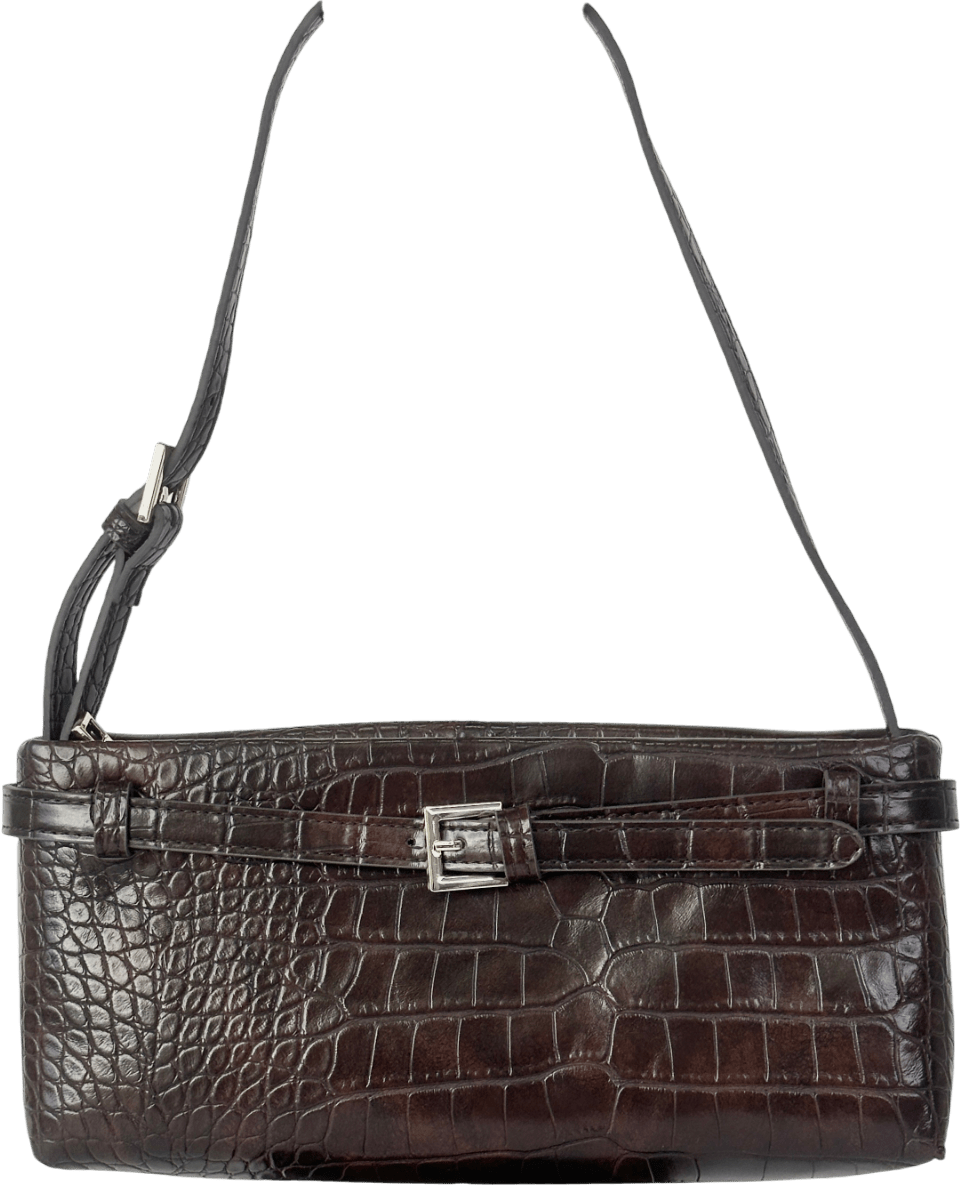 Abercrombie & Fitch Brown Belted Shoulder Bag - Reliked