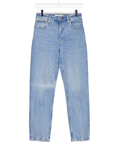 Abercrombie & Fitch Mid Blue Curve Love High Rise Mom Jean W24 - Reliked