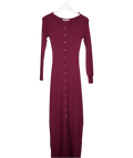 Abercrombie & Fitch Purple Knitted Maxi Dress UK S - Reliked