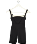 STRUT THIS Black / Cream Onepiece Work-out Onesie UK XS