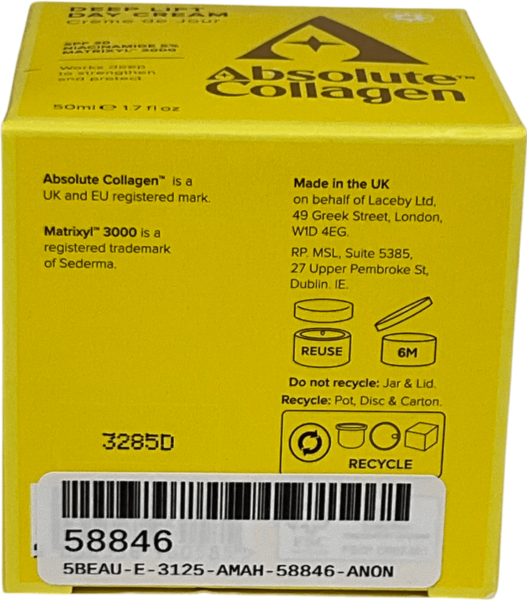 absolute collagen Deep Lift Collagen Boosting Day Cream 50ml - Reliked