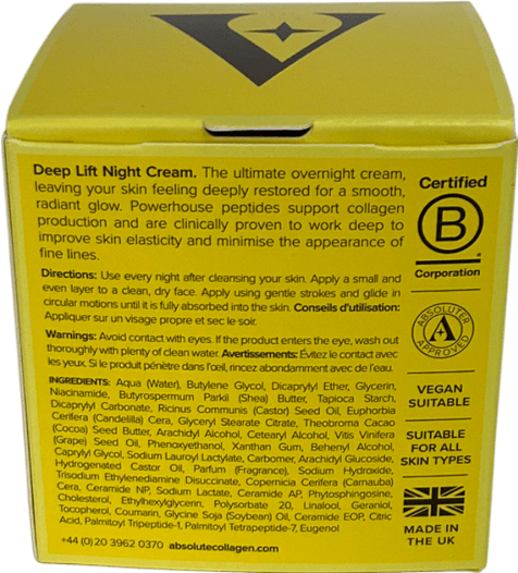 Absolute collagen Deep Lift Night Cream 50ml - Reliked