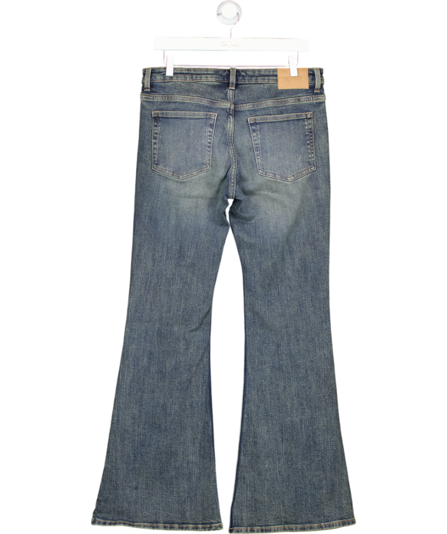 WEEKDAY Blue Katsumi Low Rise Slim - Flared Jeans L32 W32