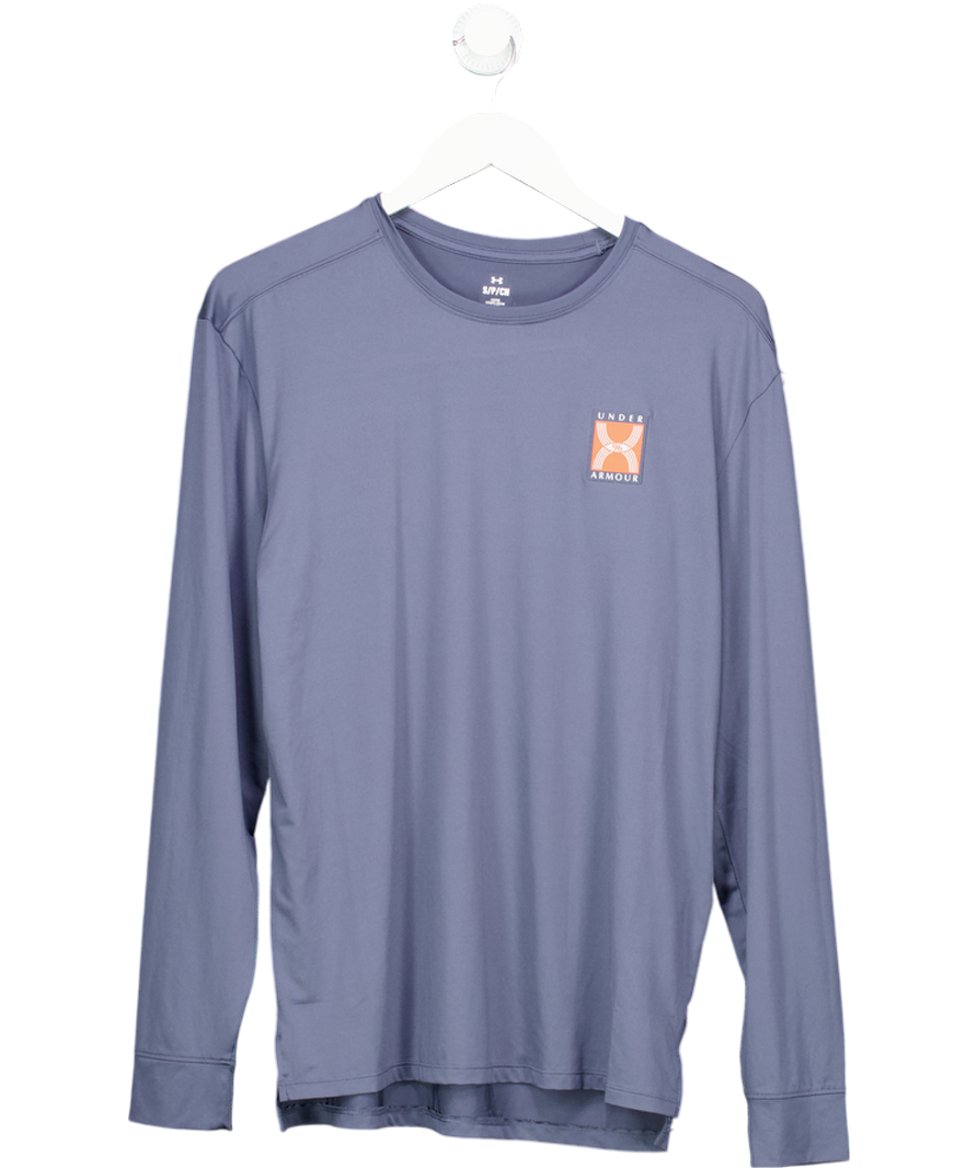 Under Armour Blue Run 96 Long Sleeve T-shirt UK S