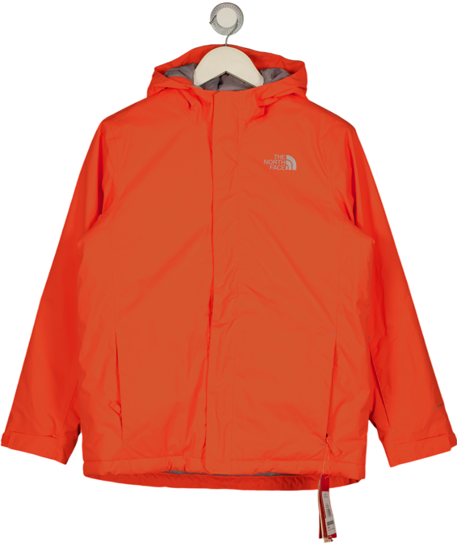 THE NORTH FACE Fluro Orange Snow Quest Ski Jacket UK L