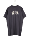 Balenciaga Grey 'be Kind' Oversized Tee UK L