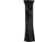 House of CB Black Persephone Strapless Corset Woven Maxi Dress - Plus Cup UK XS
