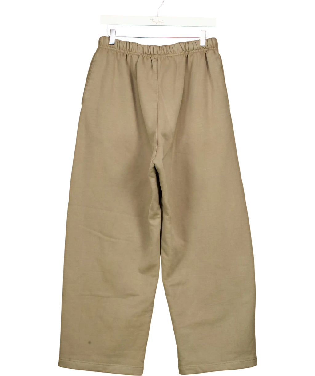 essentials Green Wide Leg Sweatpants UK XS