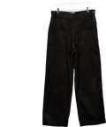 Toast Black Velvet Button Trousers UK 12