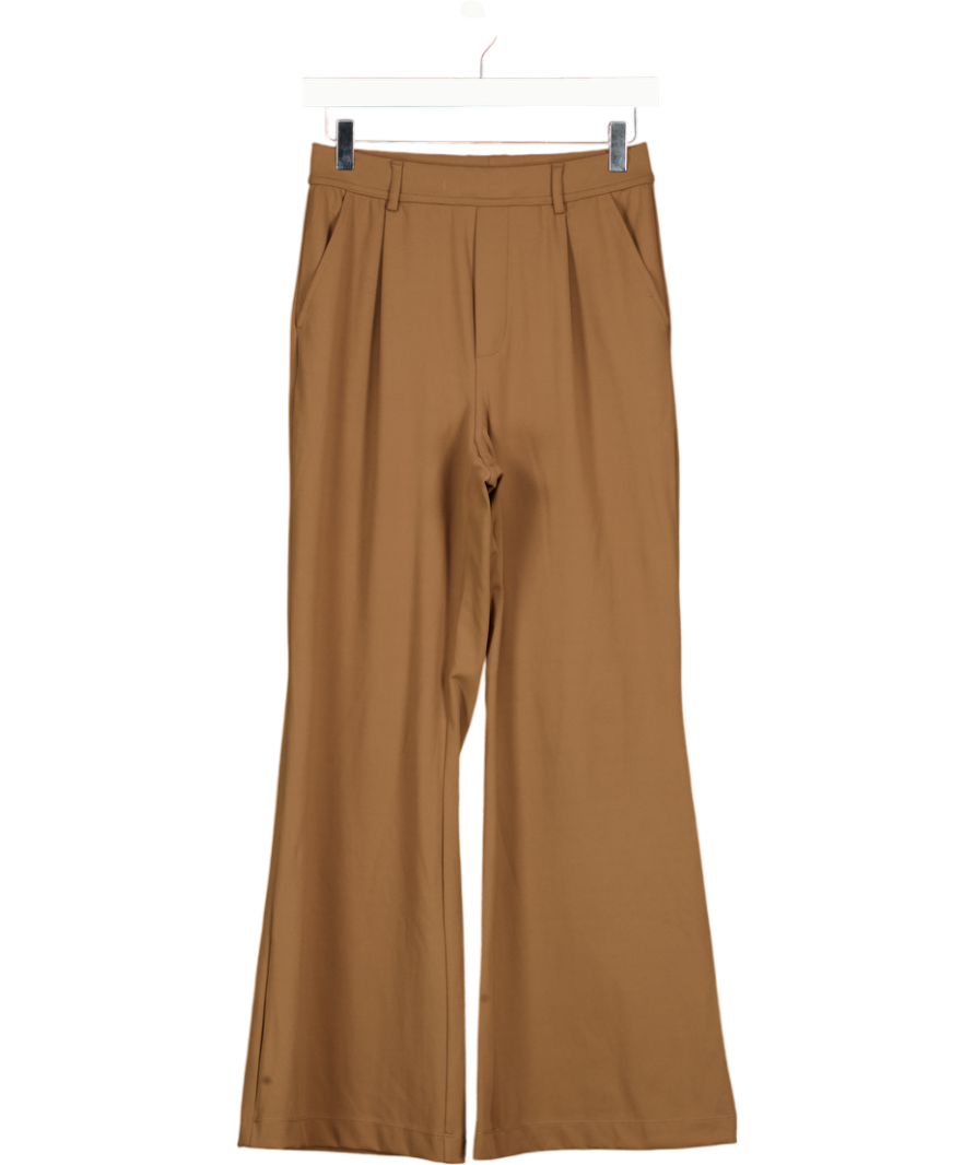 HALARA Brown Flex Wide Leg Trouser UK XS