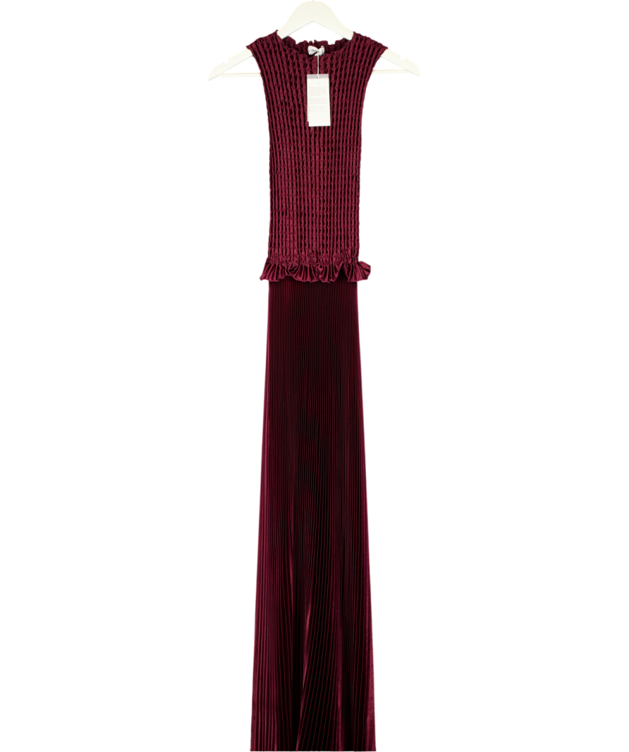 L'IDEE Bowery Gown - Wine Red UK 6