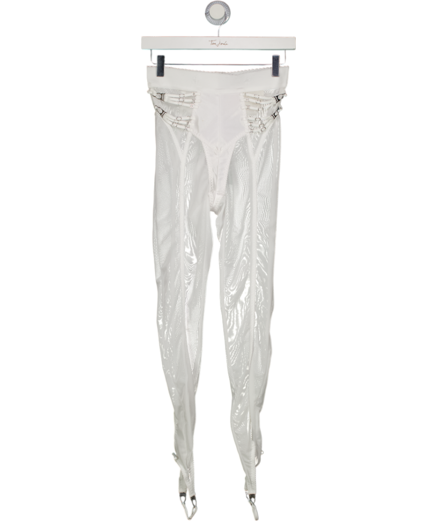 Danilantsiperrov White Mesh Leggings UK M
