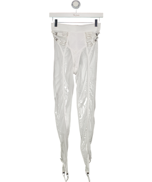Danilantsiperrov White Mesh Leggings UK M