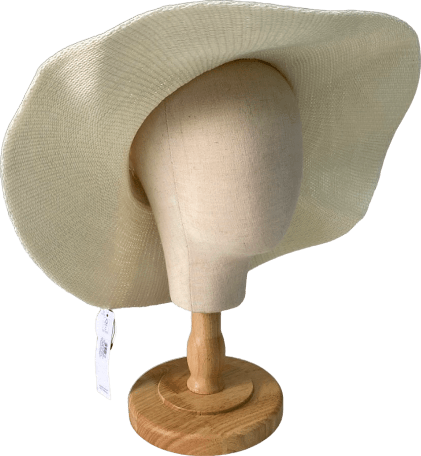 Accessorise Cream Packable Hat One Size - Reliked