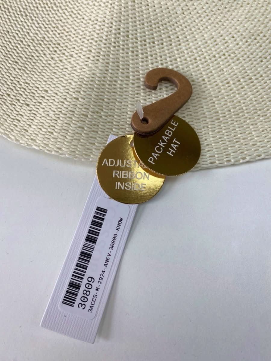 Accessorise Cream Packable Hat One Size - Reliked