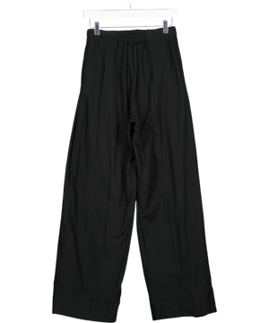 MAEBE Black Pleated Trousers UK XS