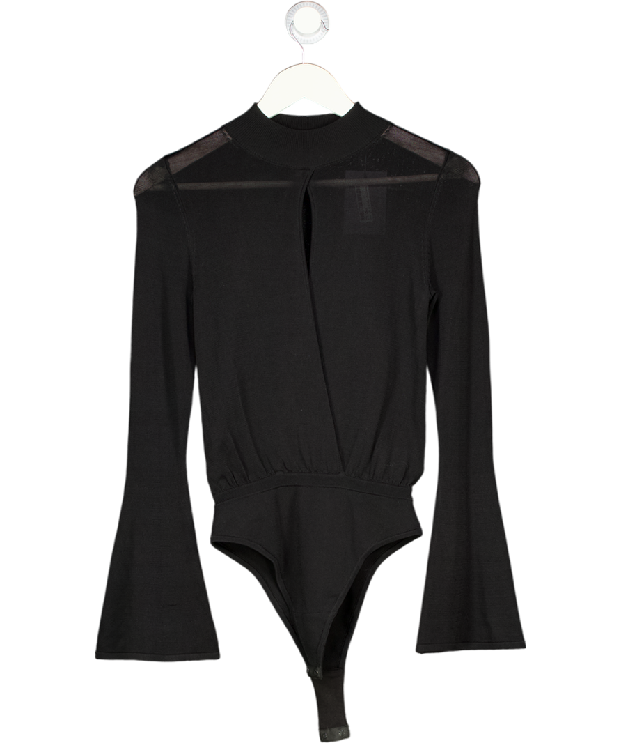 HOUSE OF CB Lois Black Keyhole Bodysuit UK XS