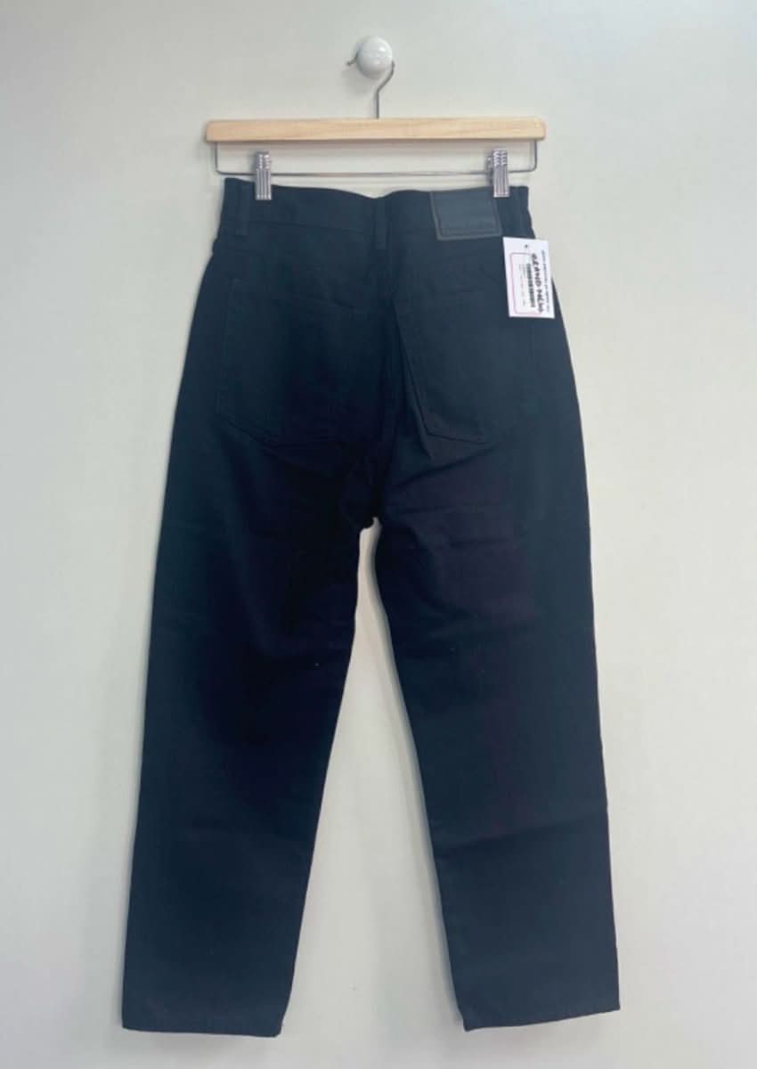 Acne Studios Black High Waist straight crop Jeans W27 L30 - Reliked
