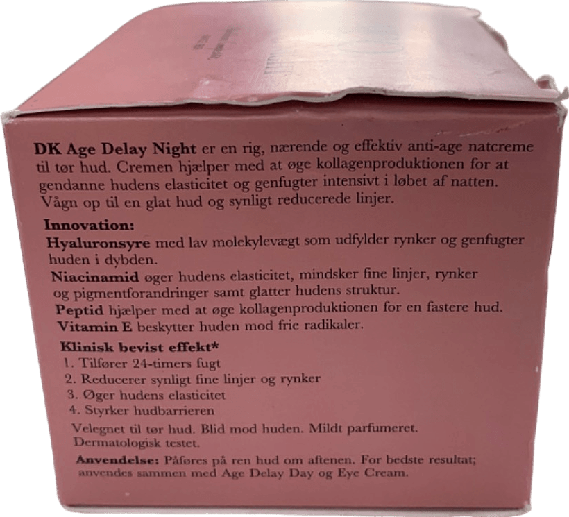 ACO Age Delay Night Night Cream Dry Skin 50 ml - Reliked