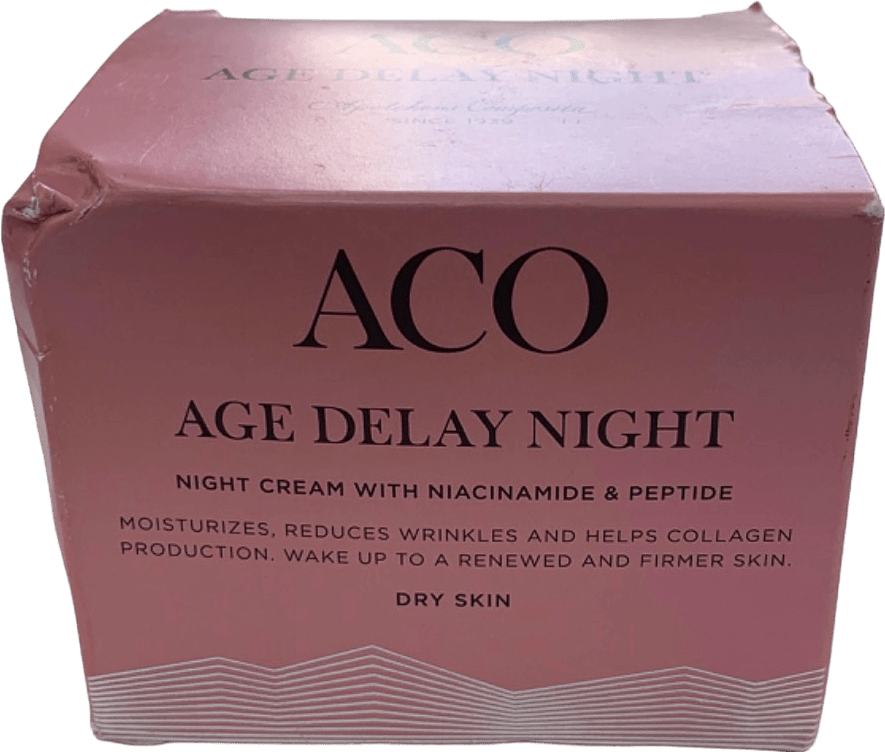 ACO Age Delay Night Night Cream Dry Skin 50 ml - Reliked