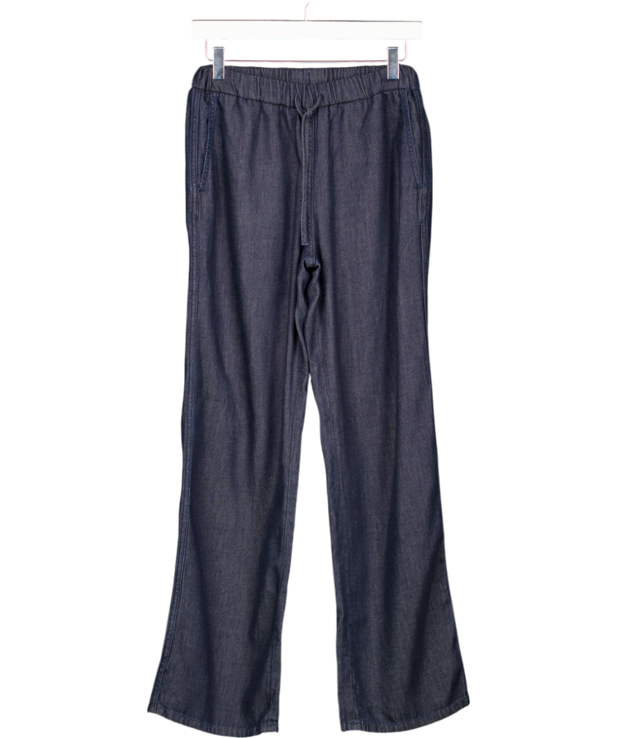 Arket Blue Drawstring Denim Trousers UK XS