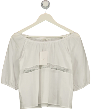 IMNOTAMORNINGPERSON White The Blooming Top UK S