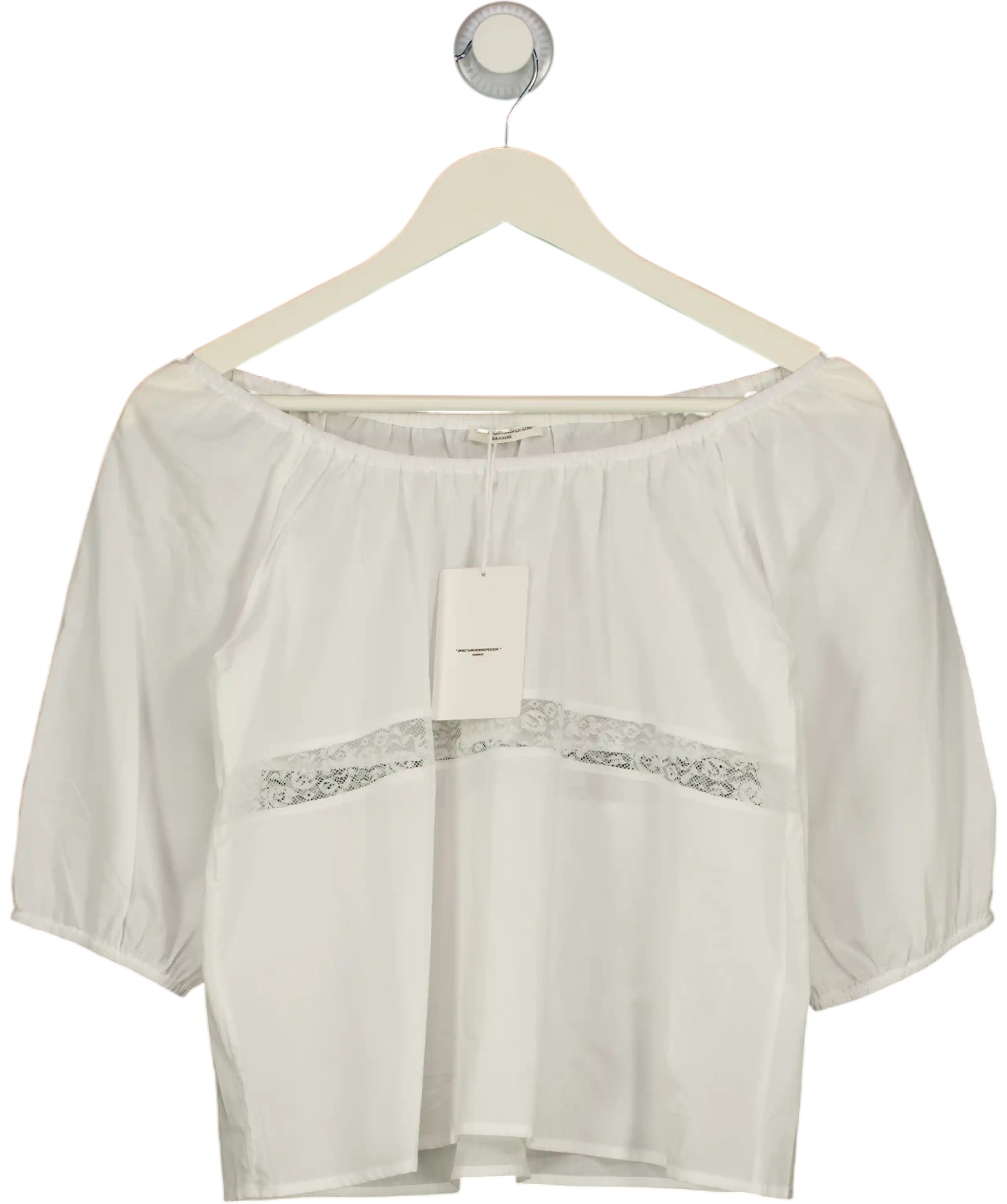 IMNOTAMORNINGPERSON White The Blooming Top UK S